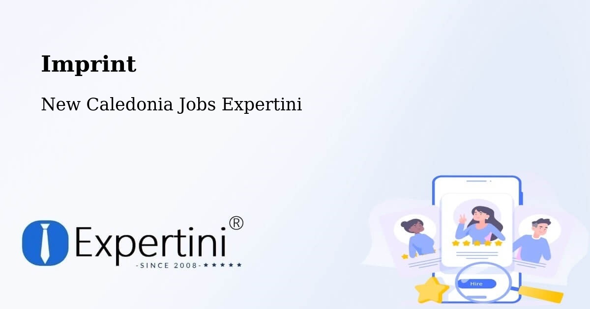 Imprint – La Pépinière - New Caledonia Jobs Expertini
